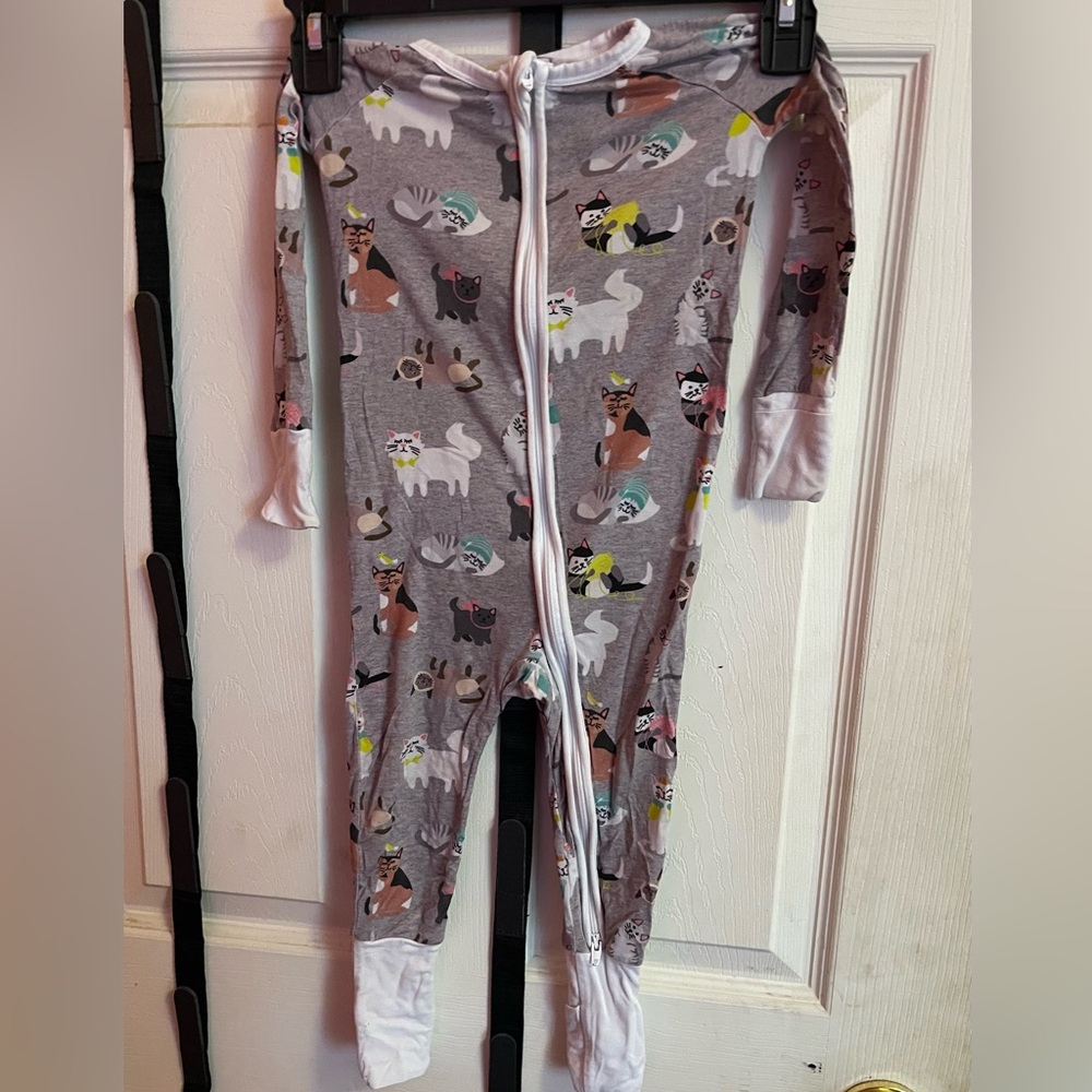 Little Sleepies 12-18M Cozy Cats zippy sleeper